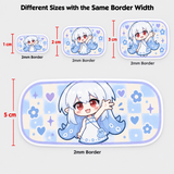 Custom Bandage-Shape Full-Cut Coated Paper Sticker