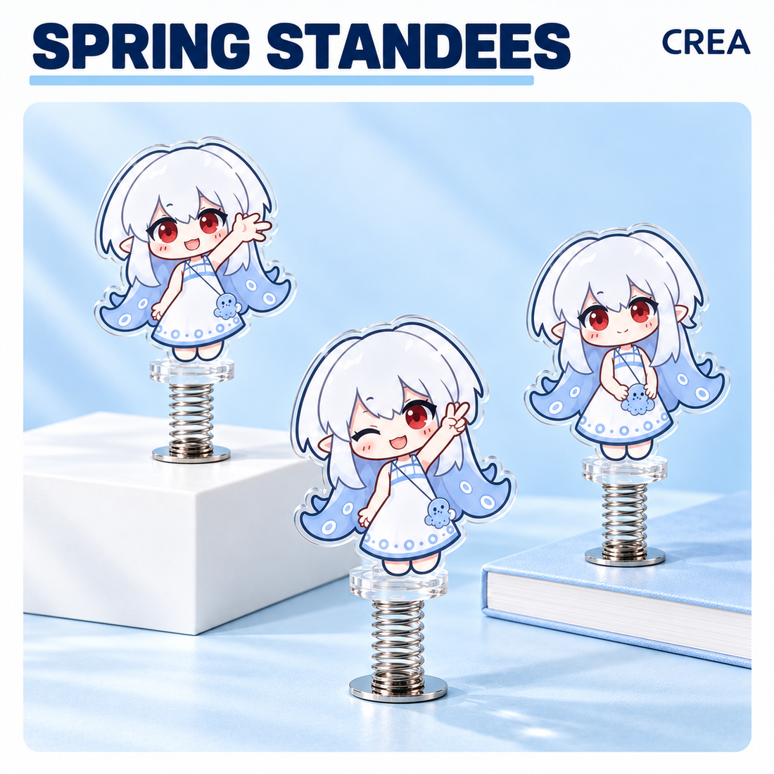 Custom Spring Shaker Acrylic Standees