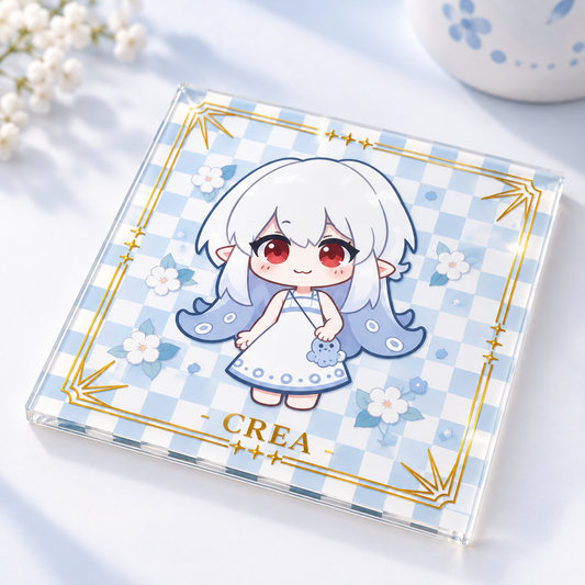 Embossed Foil Acrylic Coaster