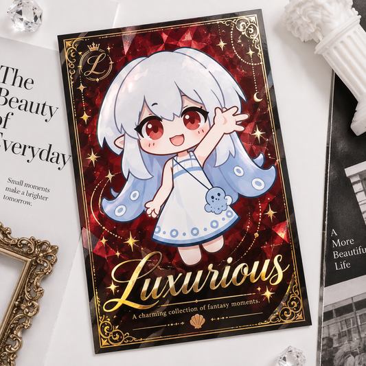 Emboss Foil Postcard