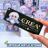 Custom Lenticular Acrylic Keychain