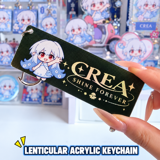 Custom Lenticular Acrylic Keychain