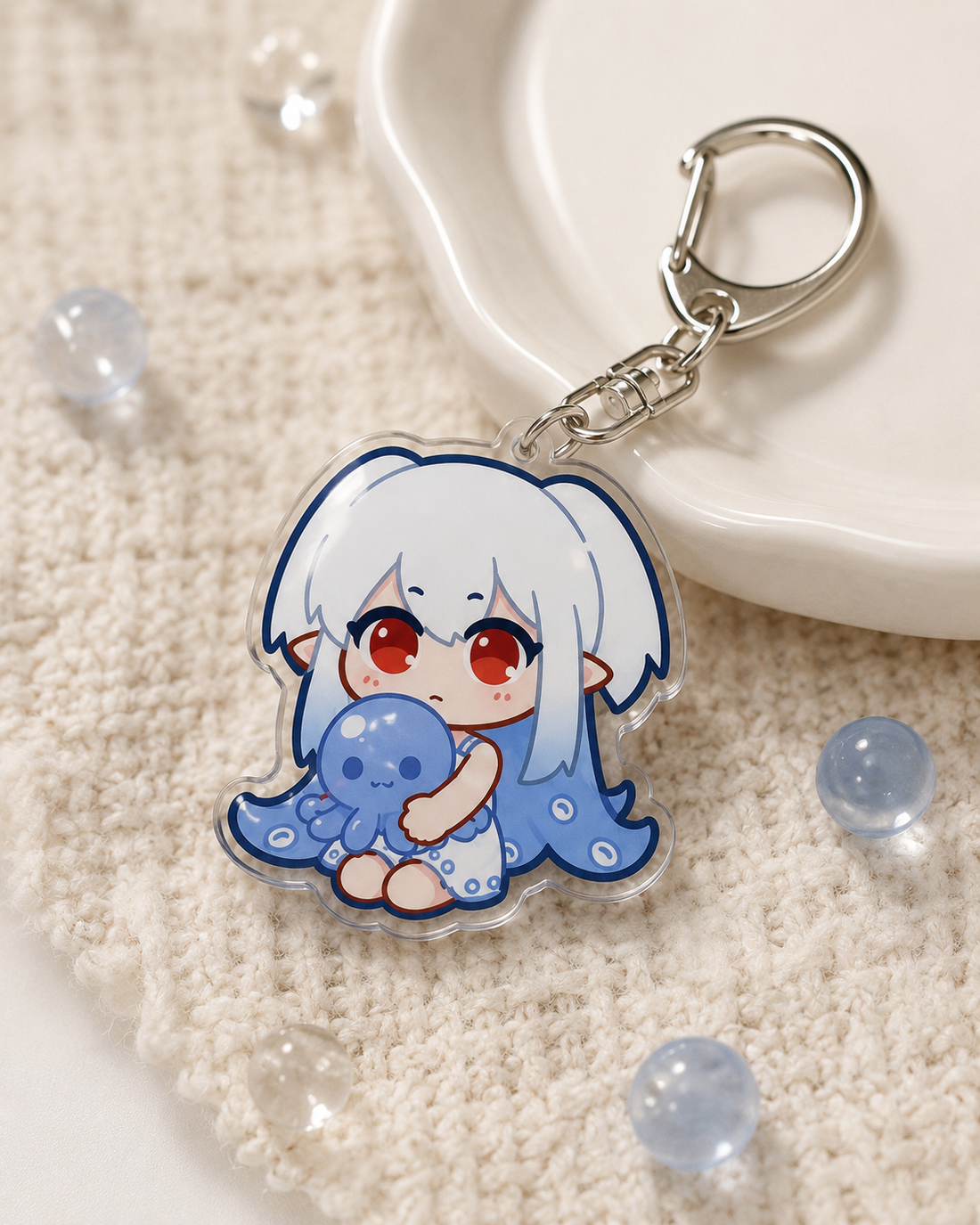 Custom Single/Double-Sided Printed Acrylic Keychain Charm