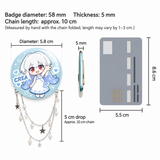 Laminated Chain Badge