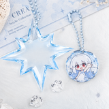 Custom Gem Acrylic Keychain