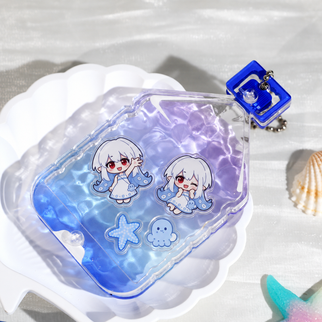 Custom Water Bottle Shaker Acrylic Charm