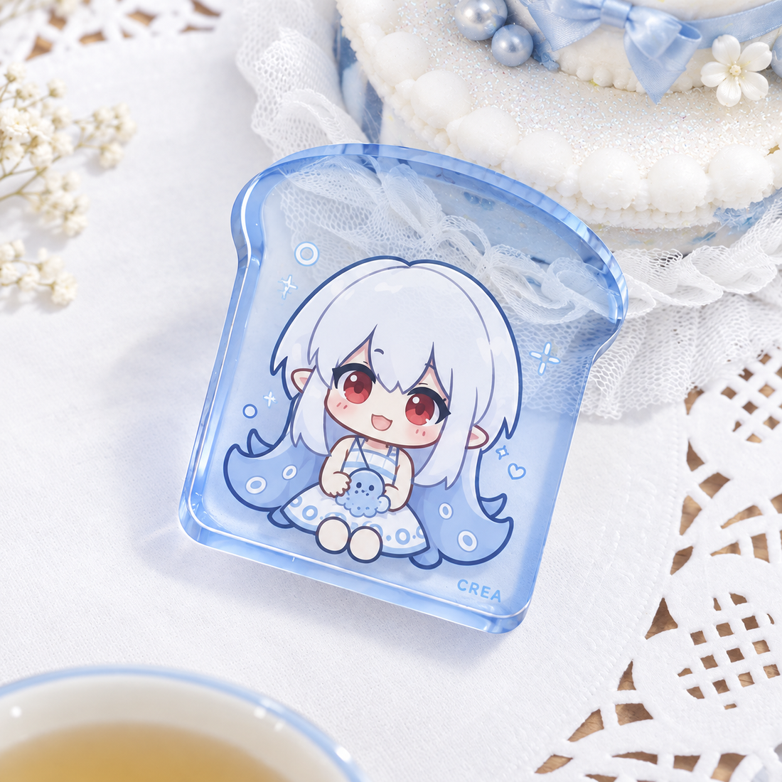 Thick Acrylic Bread Shape
