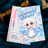 Laser Silver Postcard