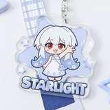Foil Emboss Acrylic Keychain