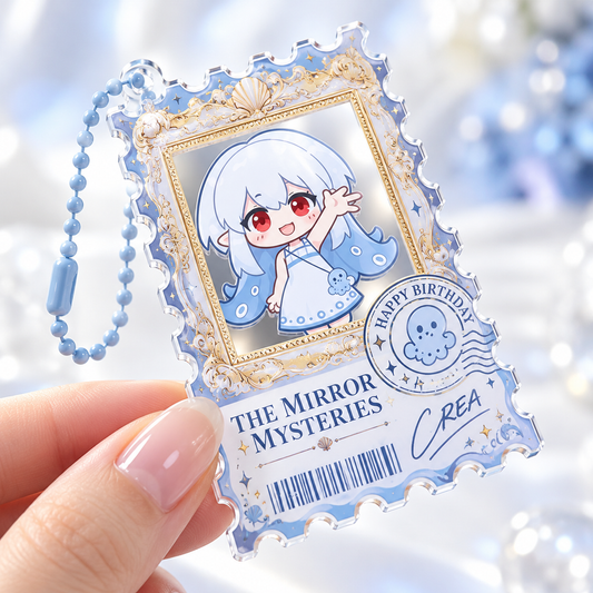 Clear Acrylic Stamp Charm