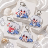 Custom Single/Double-Sided Printed Acrylic Keychain Charm