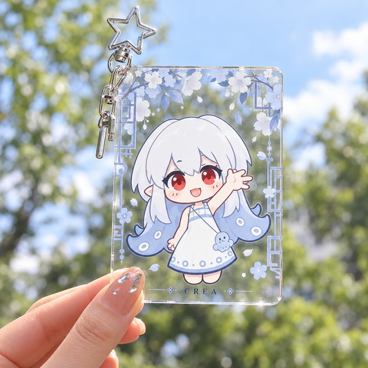 Custom Acrylic Group Photo Card Keychain