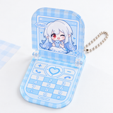 Flip Phone Acrylic Keychain