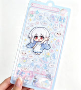 Custom Embossed Foil Stamp-Shape Sticker