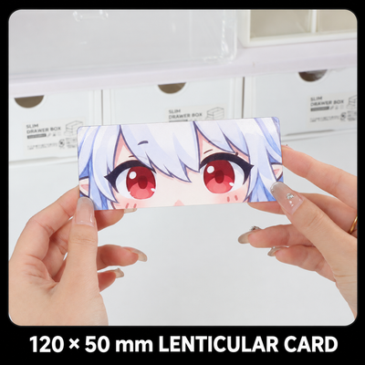 Custom Lenticular Eye Strip Card