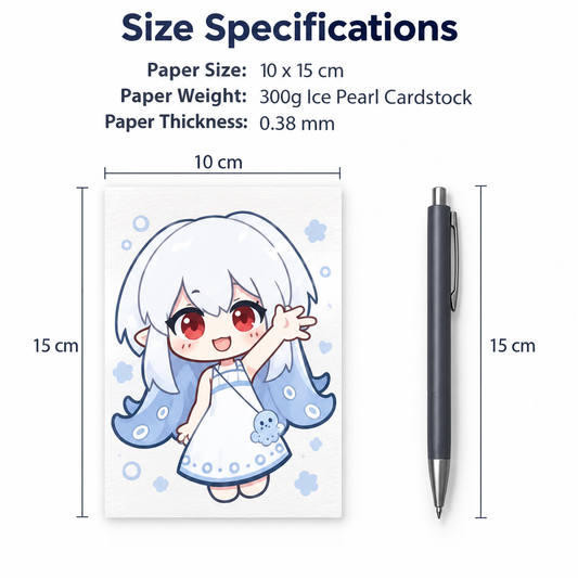 Pearl Paper Postcard