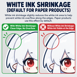 White Ceramic Postcard