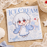 White Ceramic Square Card