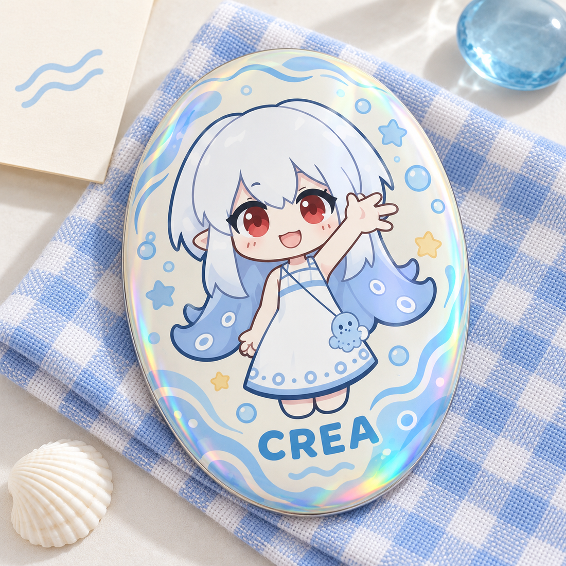 Laminated Oval Badge