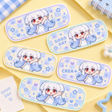 Custom Bandage-Shape Full-Cut Coated Paper Sticker