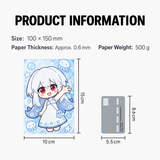White Ceramic Postcard