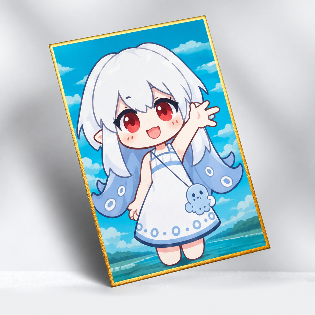 Custom Color Border Coated Paper Card