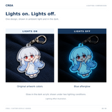 Custom Glow In The Dark Acrylic Keychains