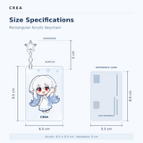 Custom Acrylic Group Photo Card Keychain