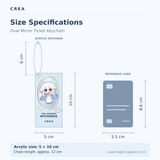Clear Acrylic Receipt Charm
