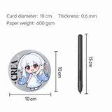 Silver Card Coaster