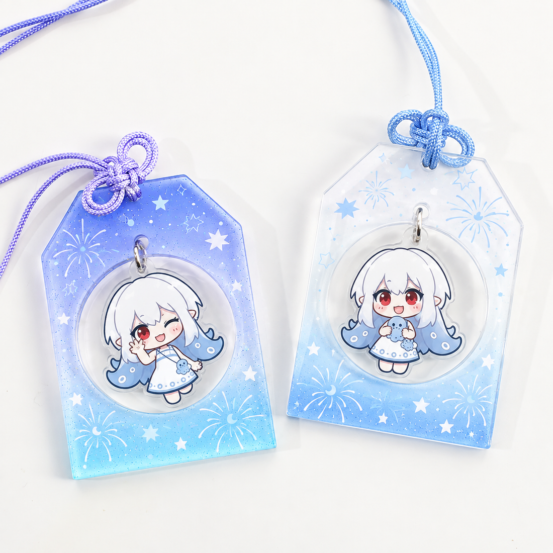 Omamori Wobble Acrylic Keychain