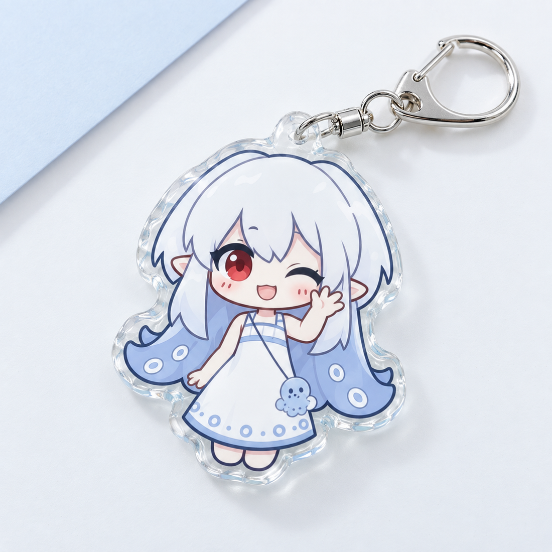 Ripple Acrylic Keychain