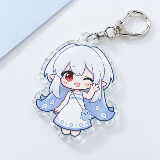 Ripple Acrylic Keychain