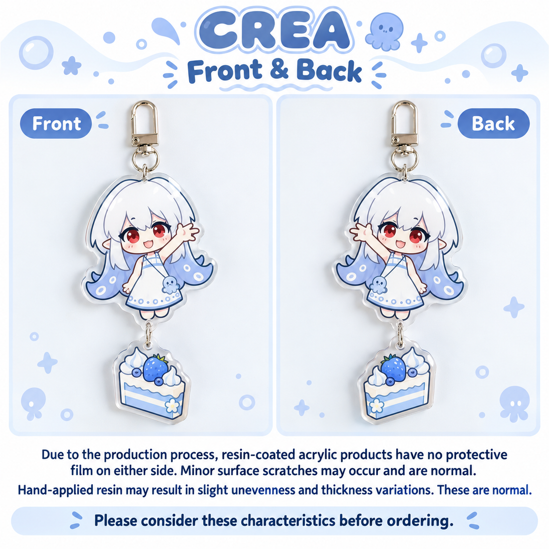 Drip Chain Acrylic Charm