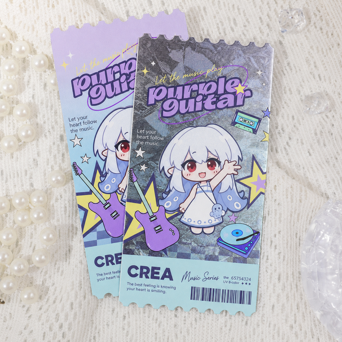 Holo Ice Crack Ticket Stub