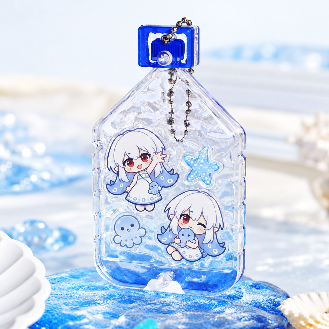 Custom Water Bottle Shaker Acrylic Charm