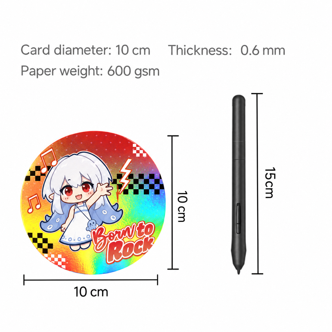 Holo Silver Coaster