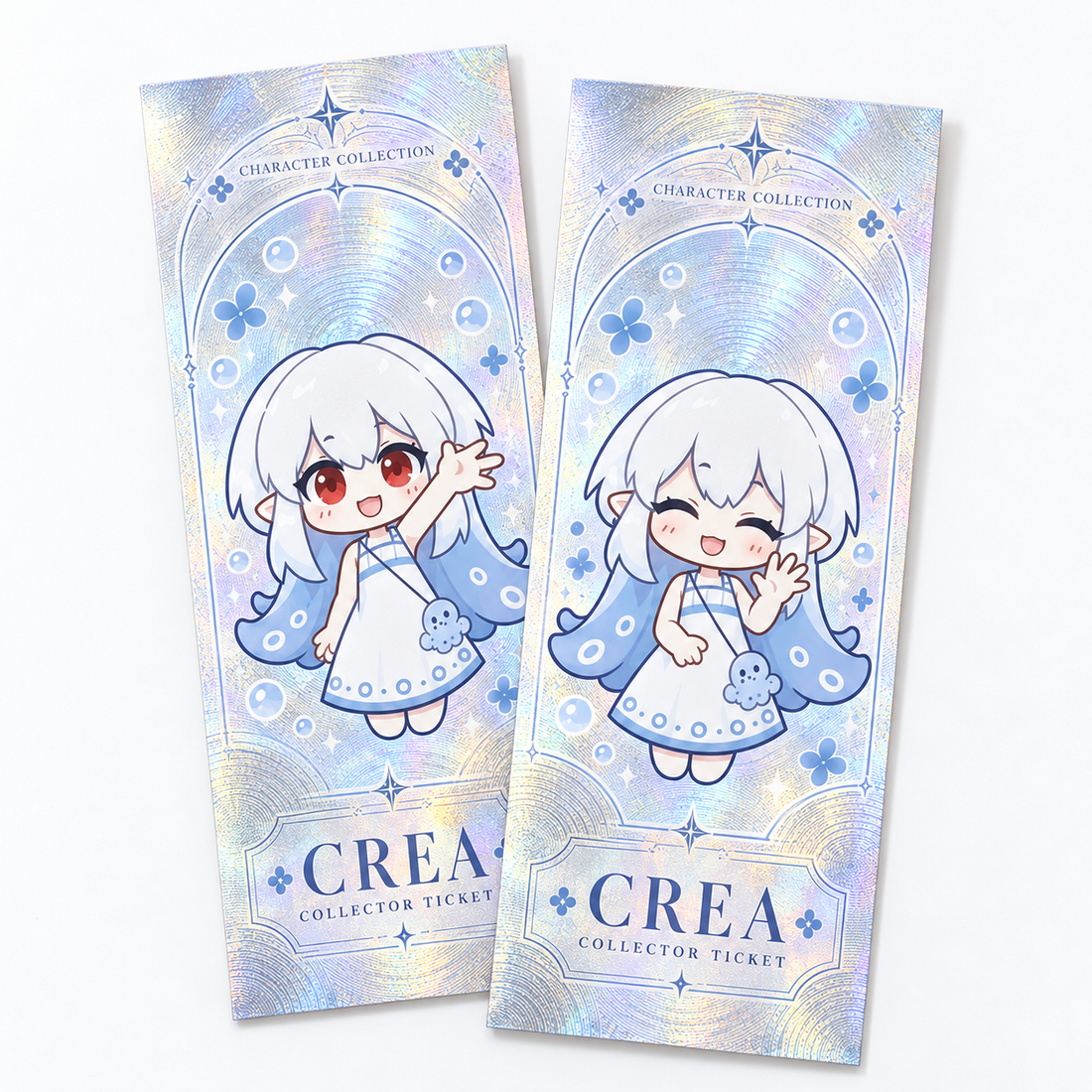Swirl Holographic Ticket