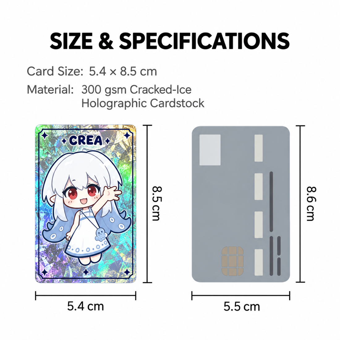 Holo Ice Flash Card