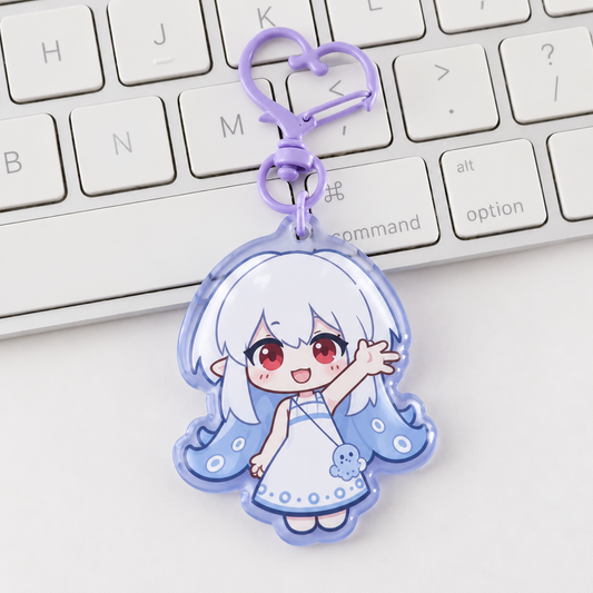Fake Gel Acrylic Keychain