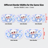 Custom Bandage-Shape Full-Cut Coated Paper Sticker