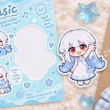Custom Kiss-Cut Half-Cut Coated Paper Sticker