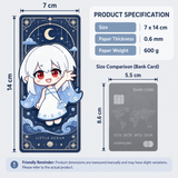 Cloud Holographic Tarot Card