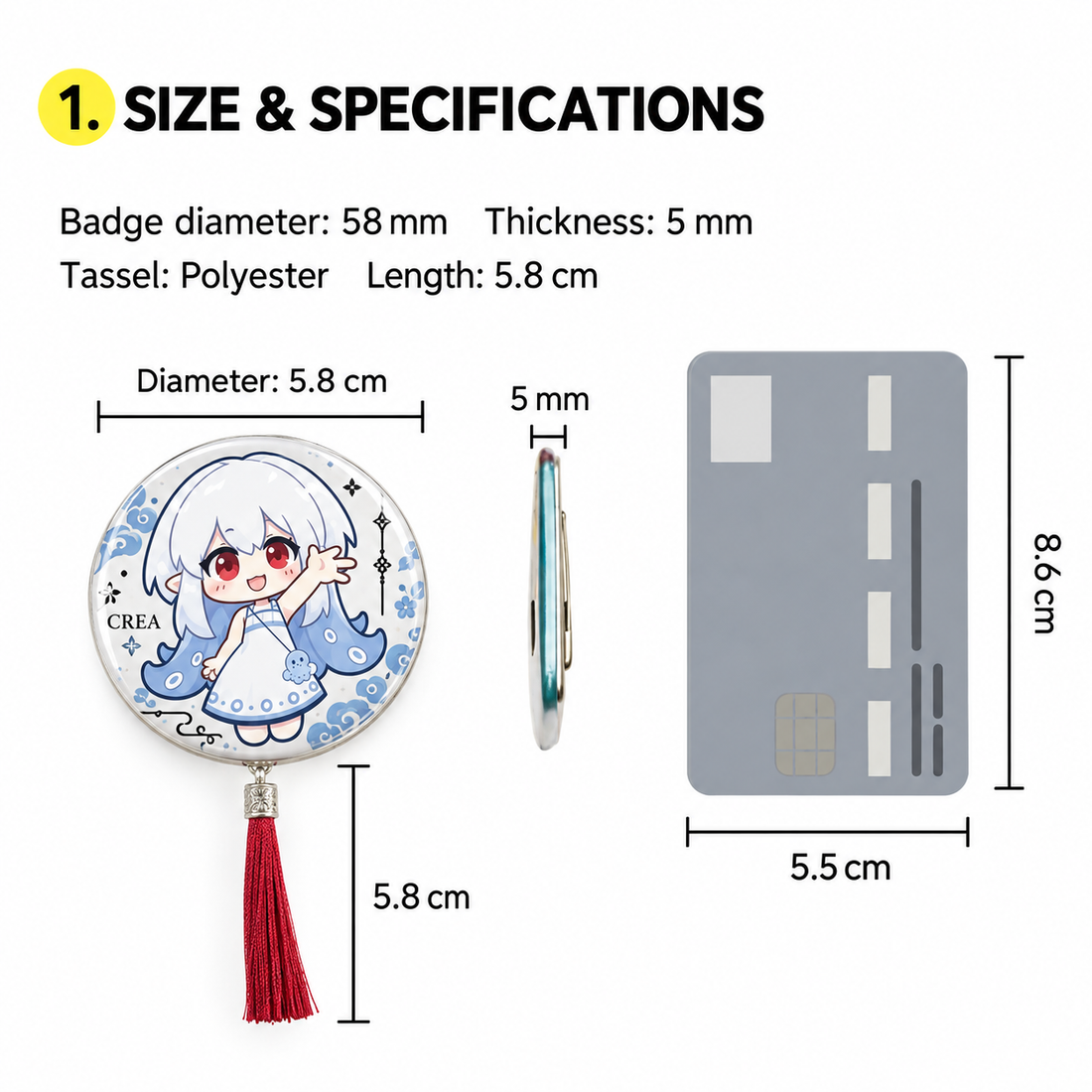 Laminated Tassel Badge