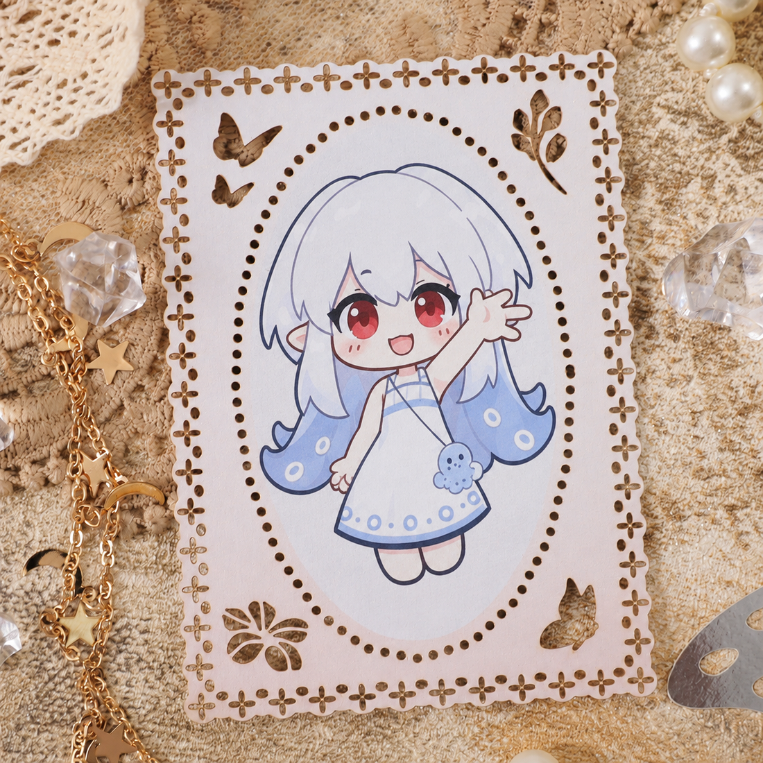 Lace Border Small Card