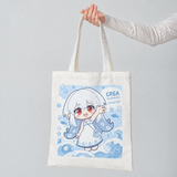 Custom Partial Print Canvas Tote Bag (Portrait)