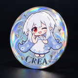 Custom Round Raised Foil & Cold Foil Button Pins