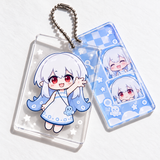Square Double Panel Acrylic Charm