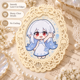 Lace Border Postcard
