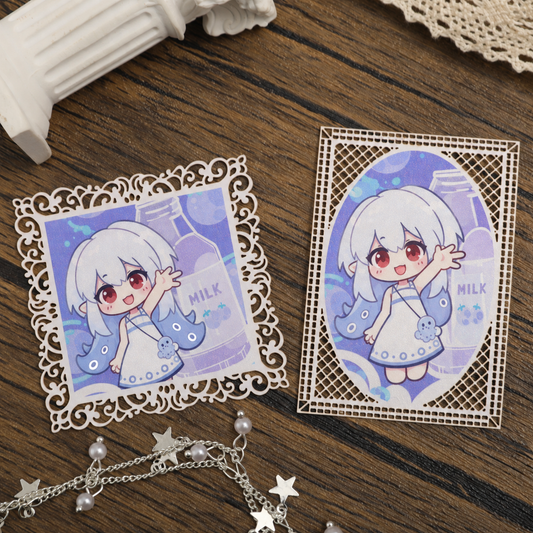 Lace Border Stamp Card